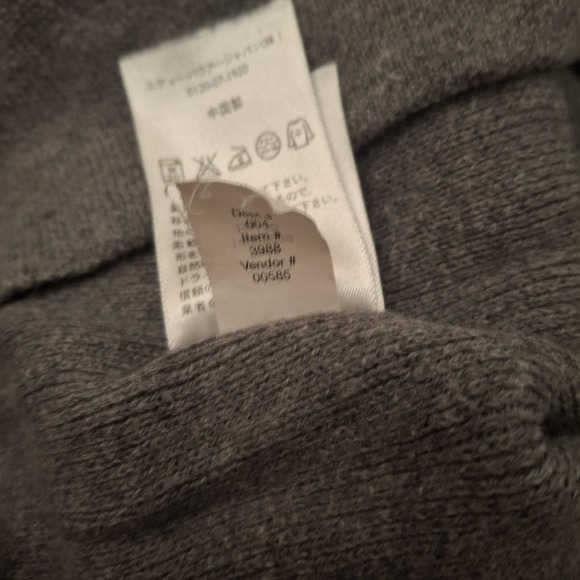 Eddie‎ Bauer XL Gray Wool Blend Heritage Crew Neck Classic Pullover Sweater - Picture 9 of 9